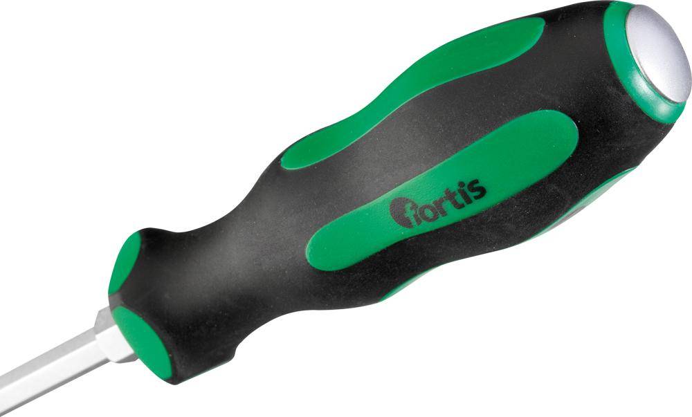 Schraubendreher 6-kant Schlitz 8 x1,6x150mm Schlagkappe FORTIS