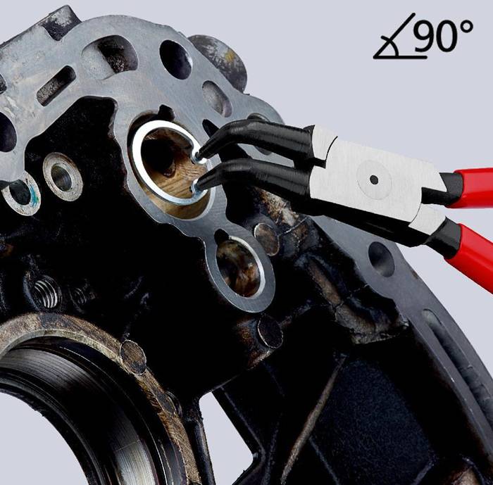 Sicherungsringzange J 21 f.Bohrungen D.19-60mm pol.KNIPEX