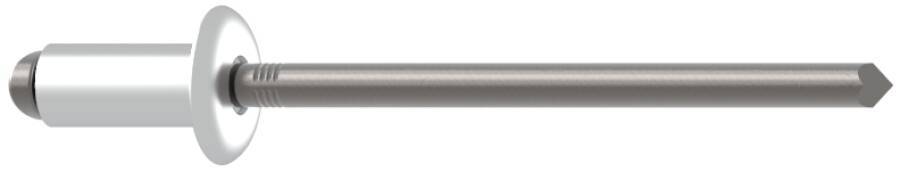 Blindniet Gesipa® Alu/Stahl Standard 1433468 Farbe blank Material Alu/Stahl Schaft-Ø 3 mm Schaftlänge 6 mm Klemmbereich