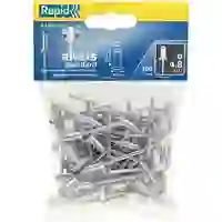 Blindnieten Standard Ø 4,8 x 10 mm 100 Stk. Beutel Rapid Blindnieten Standard Ø 4,8 x 10 mm 100 Stk. Beutel Rapid