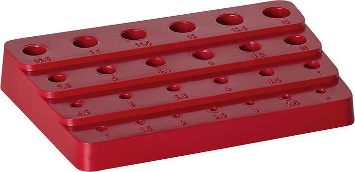 Kunststoffständer leer um 0,5 steigend 1-13mm FORTIS