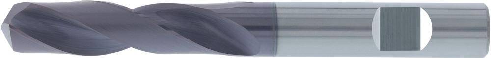 Spiralbohrer VHM TiALN Typ UNI Schaft HB 3xD 3,3mm FORTIS