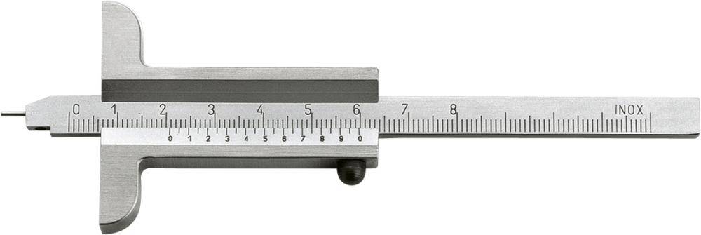 Tiefenmessschieber mit Messstift 300mm 1/50 FORTIS