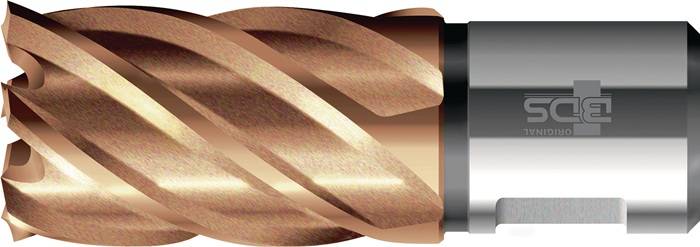 Kernbohrer KBK-VP D.37mm HSS TiN-beschichtet Schnitt-T.30mm BDS