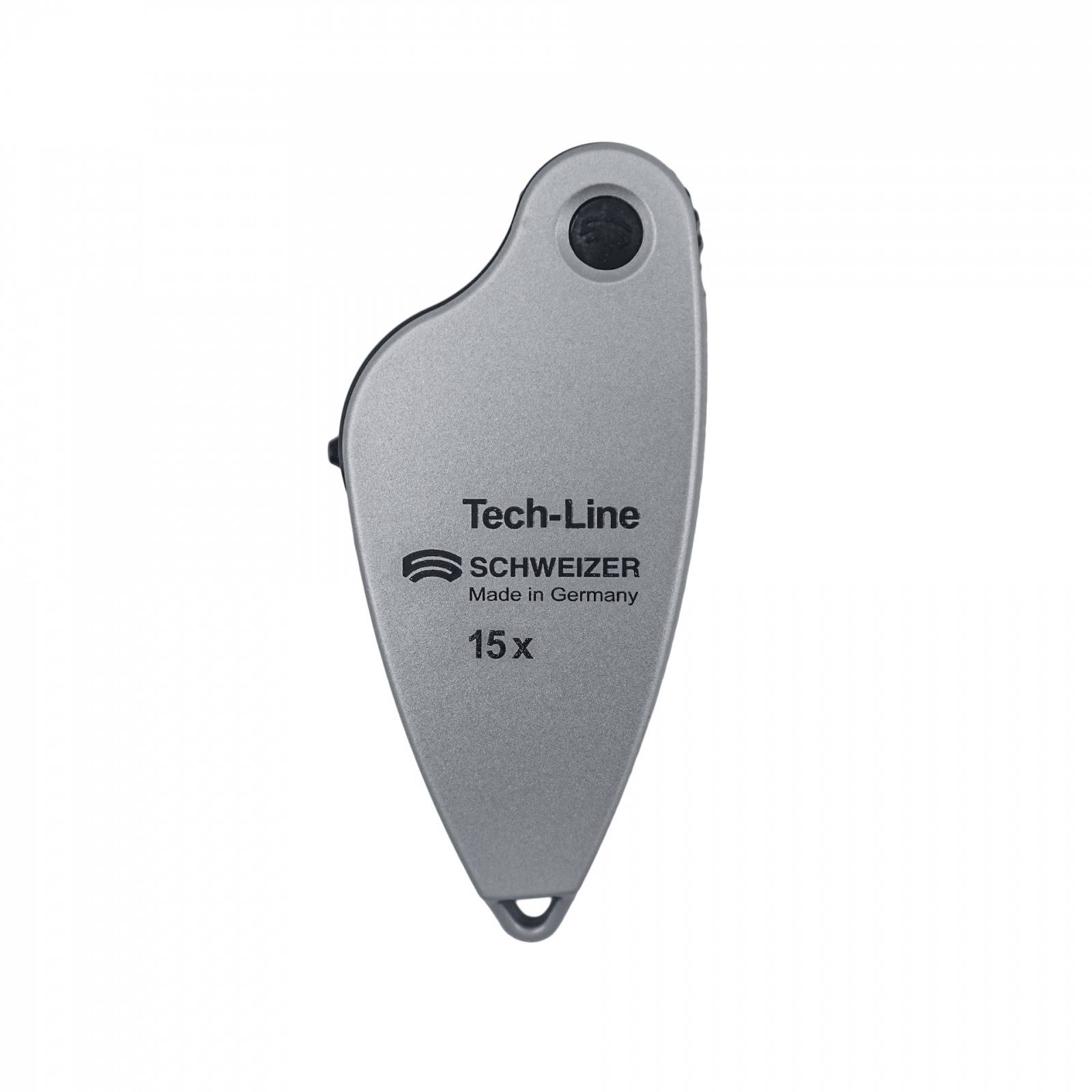 SCHWEIZER Einschlaglupe Tech-Line 15 x / Ø 22,8 mm, aplanatisch