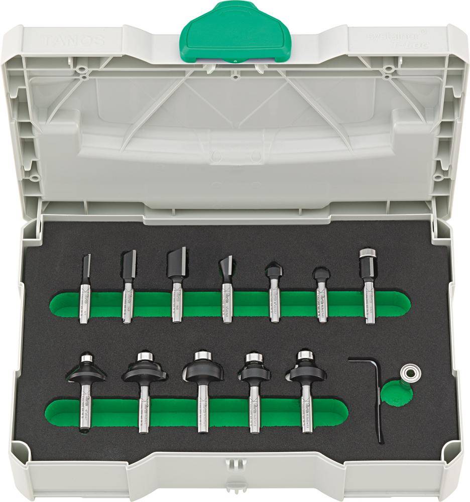 HW Profi-Schaftfräsersatz12-teilig im Systainer FORTIS
