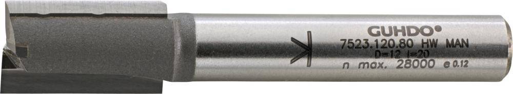 HW-Nutfräser D24 l16 L70 S8 Guhdo