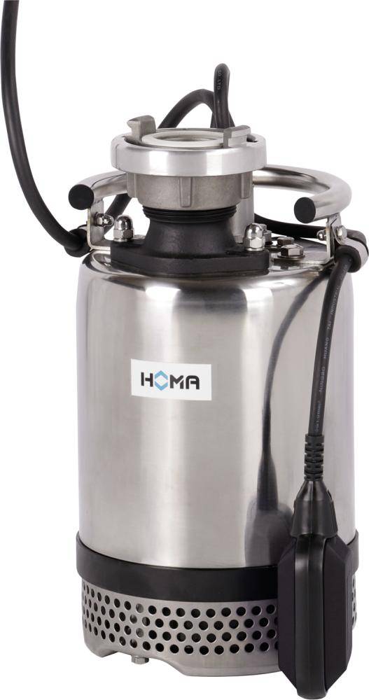Motorumflutete Baupumpe HBP503WA mit Schwimmer