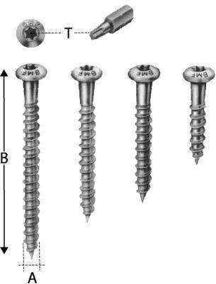 SST Schraube verzinkt CSA4,0X30
