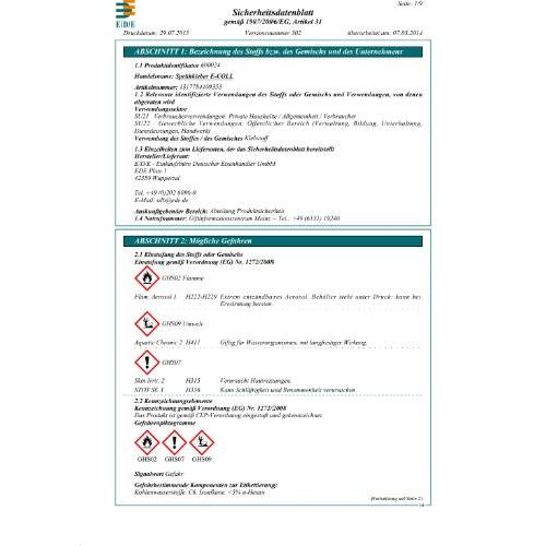 Sprühkleber 400ml transparent E-COLL EE