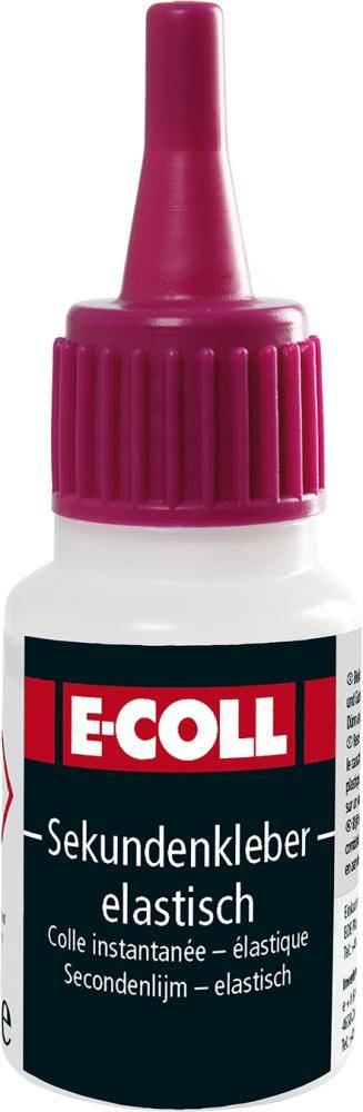 Sekundenkleber 20g elastisch E-COLL