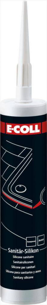 Sanitär-Silikon 310ml transparent E-COLL