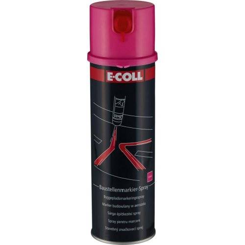 Baustellenmarkierspray 500ml pink E-COLL EE