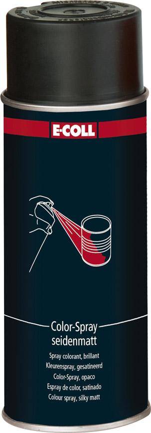 Color-Spray seidenmatt 400ml tiefschwarz E-COLL