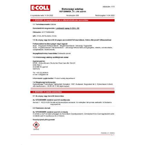 Trennspray 400ml E-COLL EE