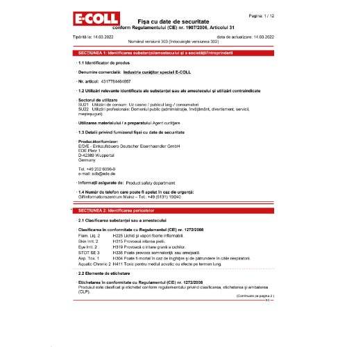 E-COLL Industrie-Spezialreiniger 5L Kanister