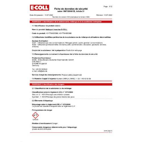 E-COLL Insektenentferner 5L Kanister