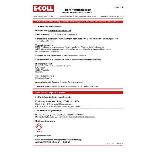 E-COLL Insektenentferner 5L Kanister