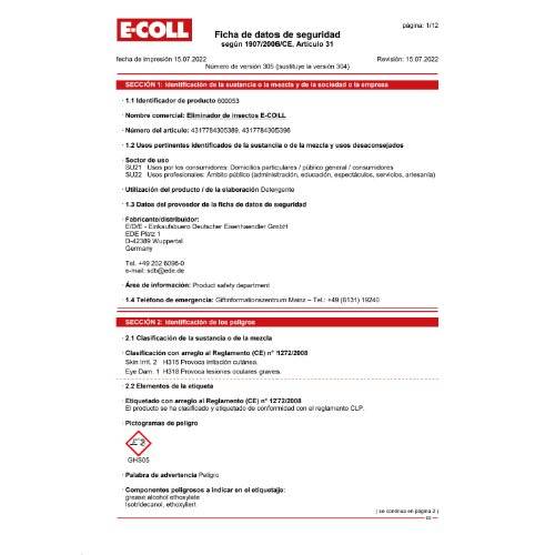 E-COLL Insektenentferner 5L Kanister