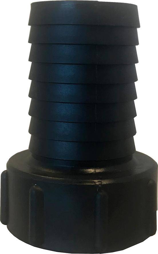 IBC Container-Adapter m. gerilltem Stutzen, PP,IBC IG 2" (S60x6) Stutzen 3/4", 19mm