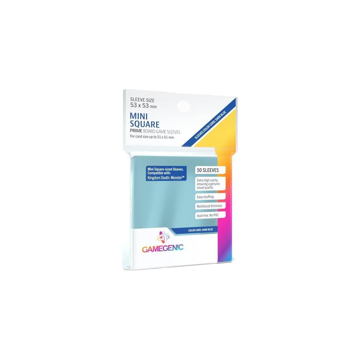 GGS10047 - PRIME Mini quadratische Hüllen 53 x 53 mm - Transparent (50 Hüllen)