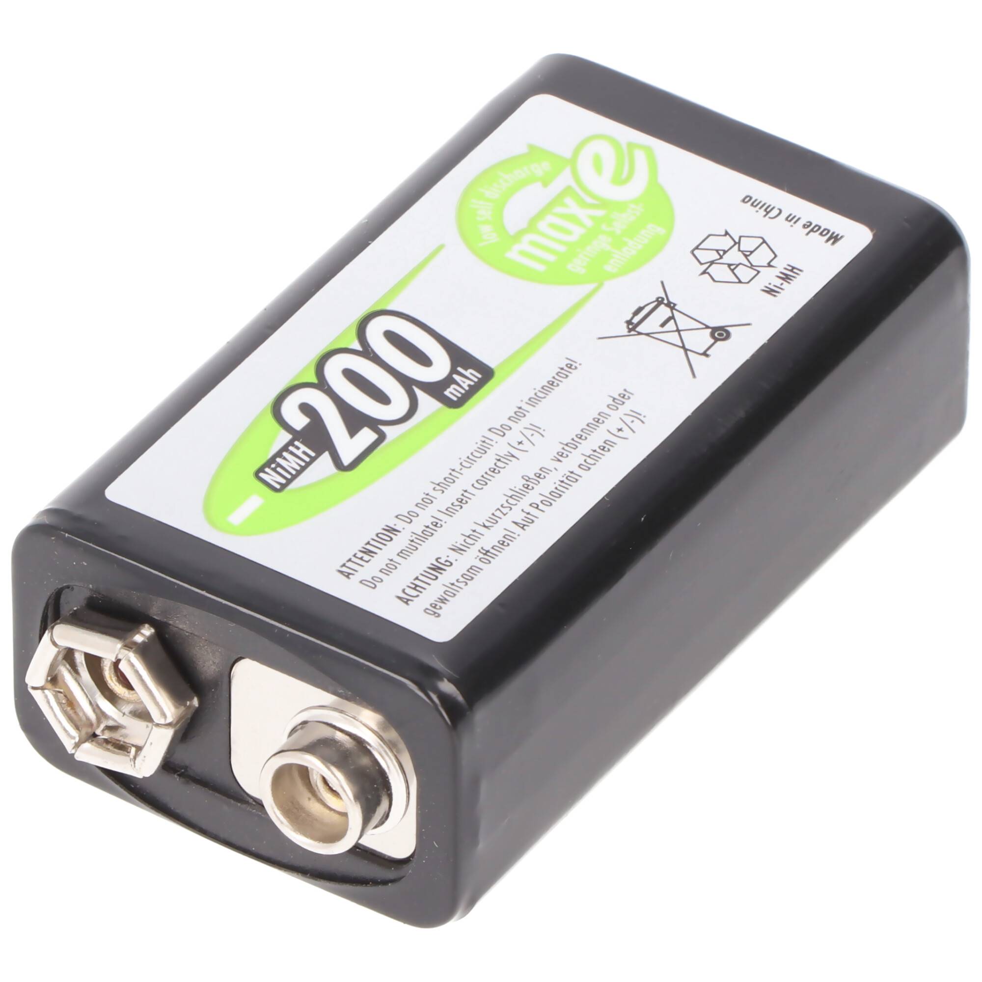 Ansmann maxE NiMH-Akku E-Block 200mAh