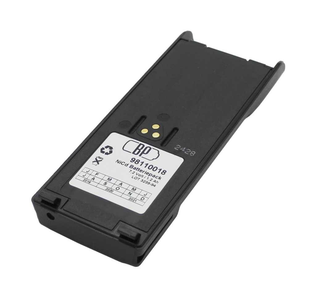 Funkakku NiCd 7,2V 1200mAh ersetzt Motorola FuG11b