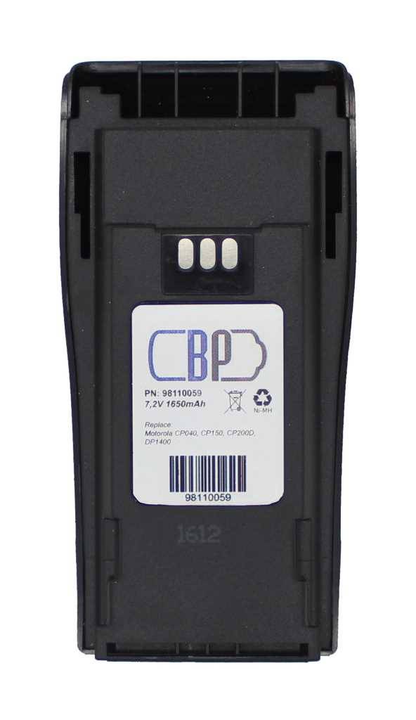 Funkakku NiMH 7,2V 1650mAh passend für Motorola NNTN4496, NNTN4496AR, NNTN4497, NNTN4497A