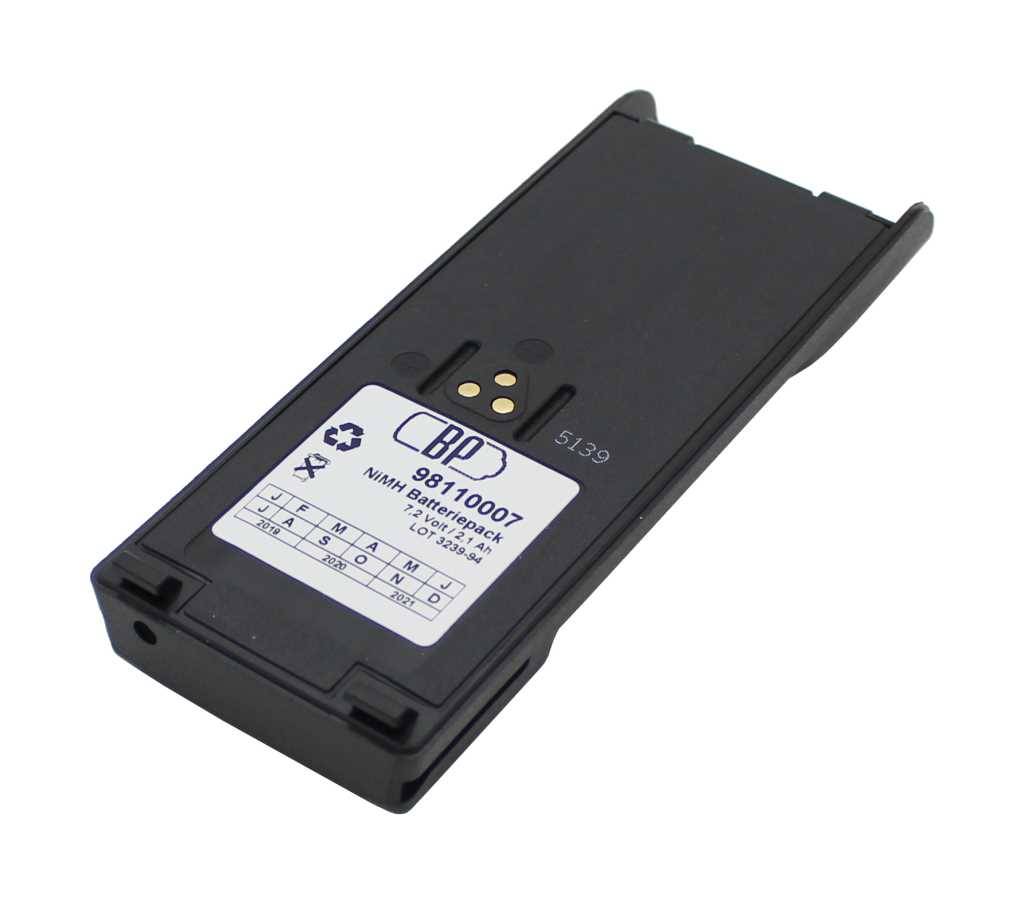 Funkakku NiMH 7,2V 2100mAh ersetzt Motorola FuG11b