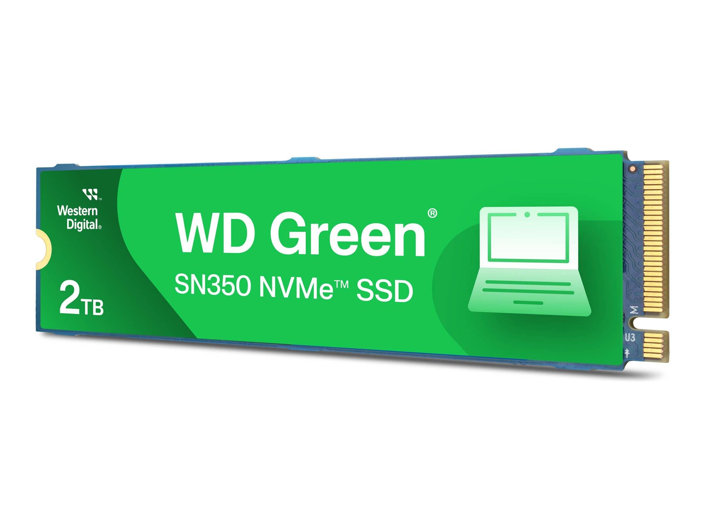 WD Green SN350 NVMe SSD WDS200T3G0C - SSD - 2 TB - intern - M.2 2280 - PCIe 3.0 x4 (NVMe)