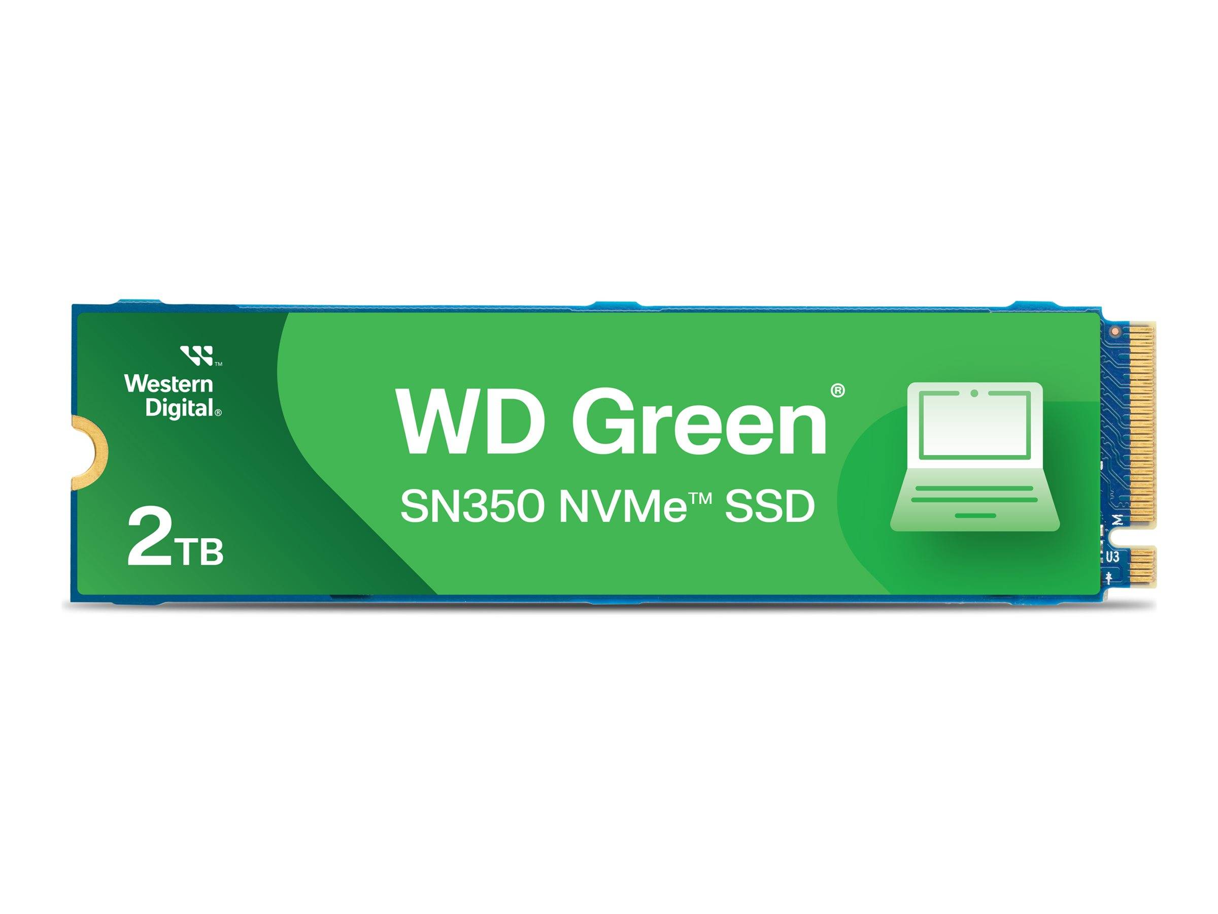 WD Green SN350 NVMe SSD WDS200T3G0C - SSD - 2 TB - intern - M.2 2280 - PCIe 3.0 x4 (NVMe)