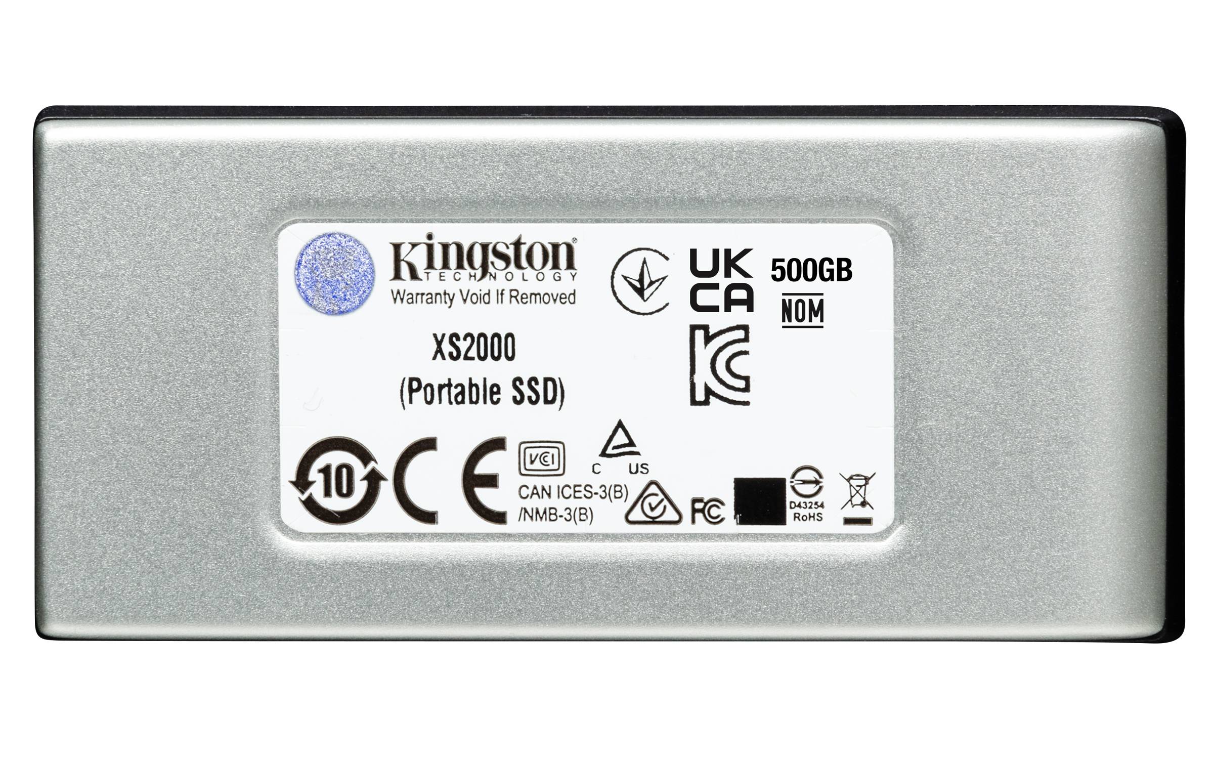 Kingston XS2000 - SSD - 4 TB - extern (tragbar) - USB 3.2 Gen 2x2 (USB-C Steckverbinder)