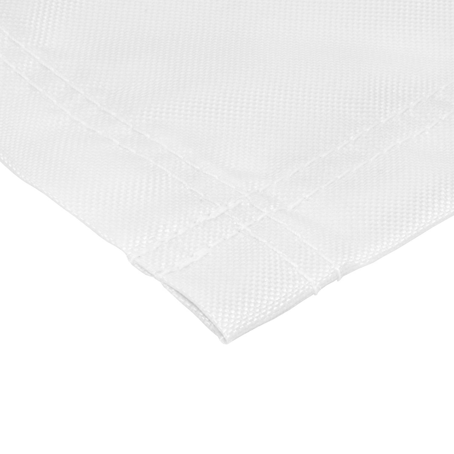 sunprotect 12500 Sonnensegel für Seilspann-Markise, 2,7 x 1,4 m, Sonnenschutz für Pergola Wintergarten Terrasse, weiß