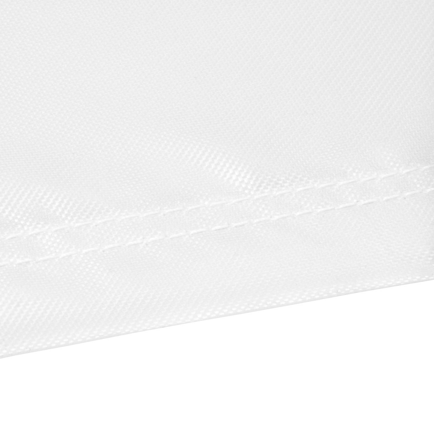 sunprotect 12500 Sonnensegel für Seilspann-Markise, 2,7 x 1,4 m, Sonnenschutz für Pergola Wintergarten Terrasse, weiß