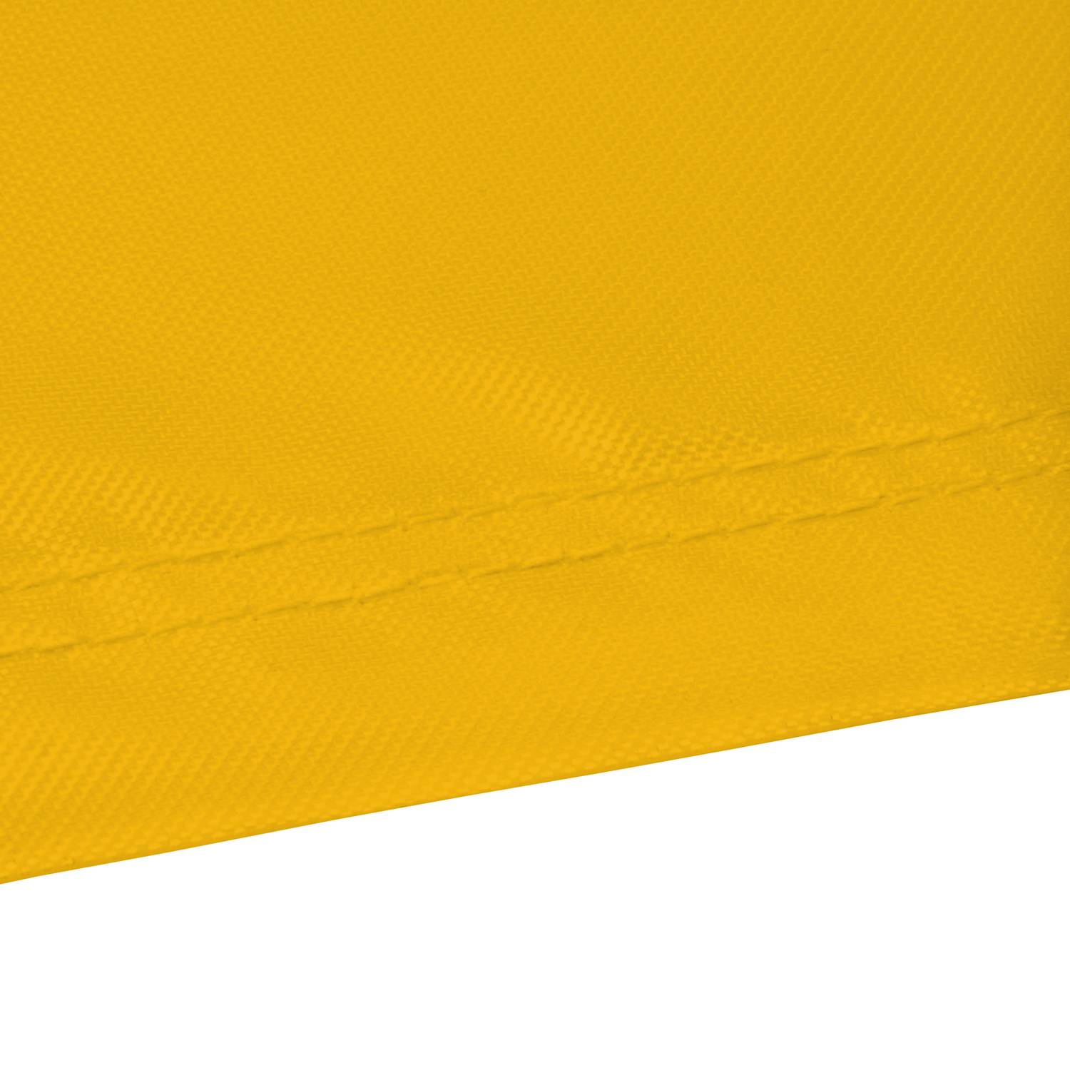 sunprotect 12521 Sonnensegel für Seilspann-Markise, 3,3 x 1,4 m, Sonnenschutz für Pergola Wintergarten Terrasse, gelb