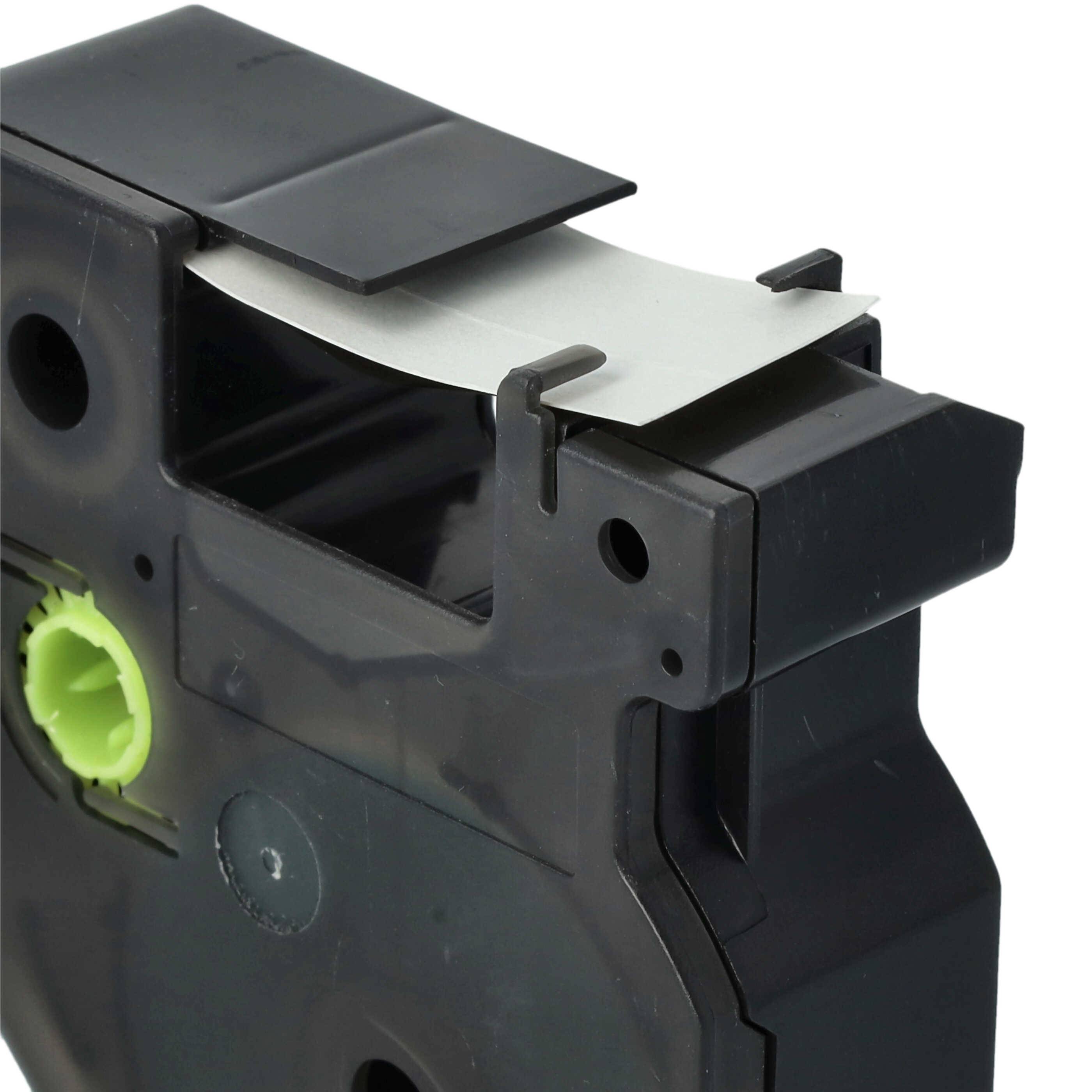 vhbw 50x Schriftband-Kassette kompatibel mit Dymo LM640, 5000, 2000, 5500 Etiketten-Drucker 7m x 19mm Schwarz auf Weiß, Kunststoff