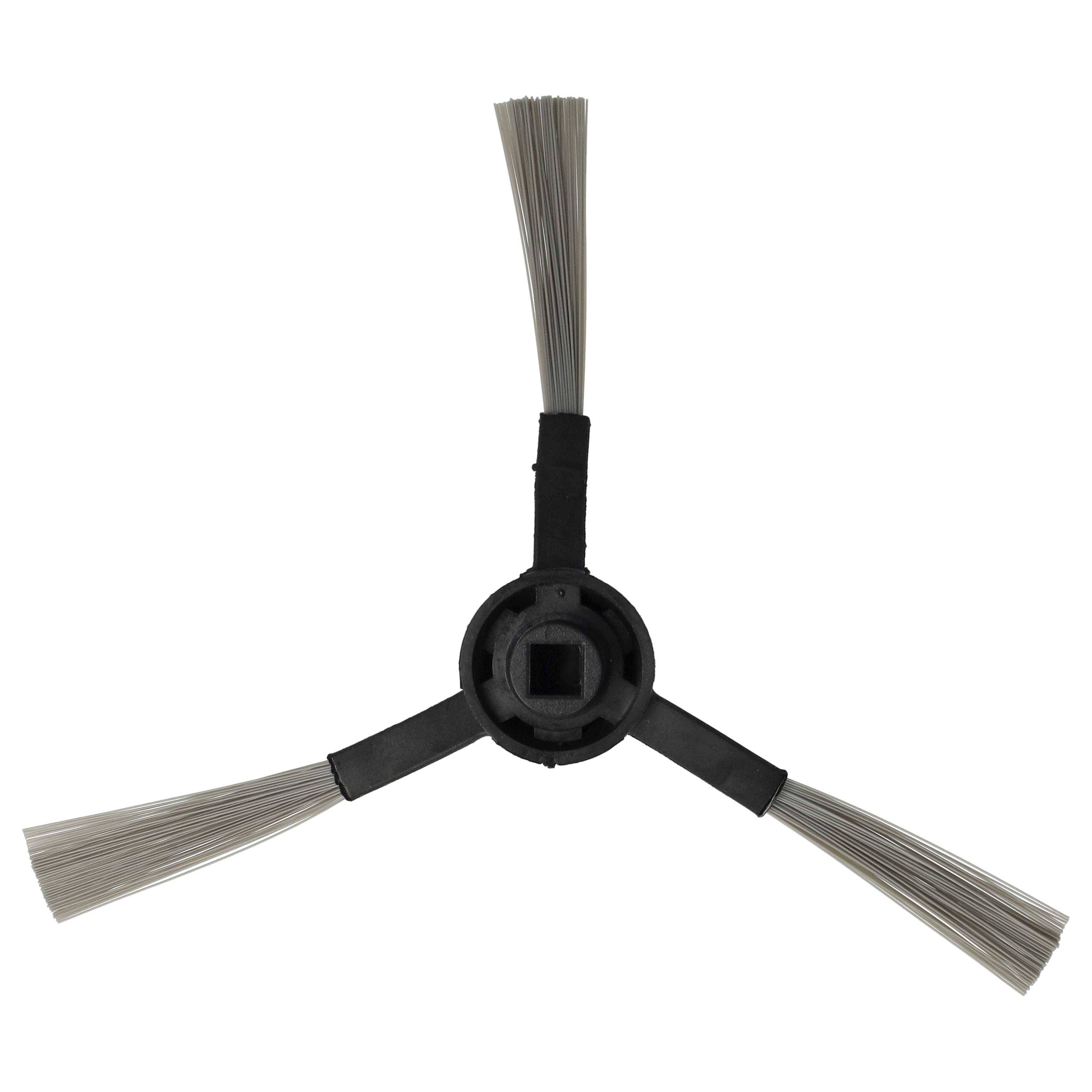 vhbw Seitenbürste kompatibel mit Xiaomi Viomi V2 Pro V-RVCLM21B Saugroboter - schwarz