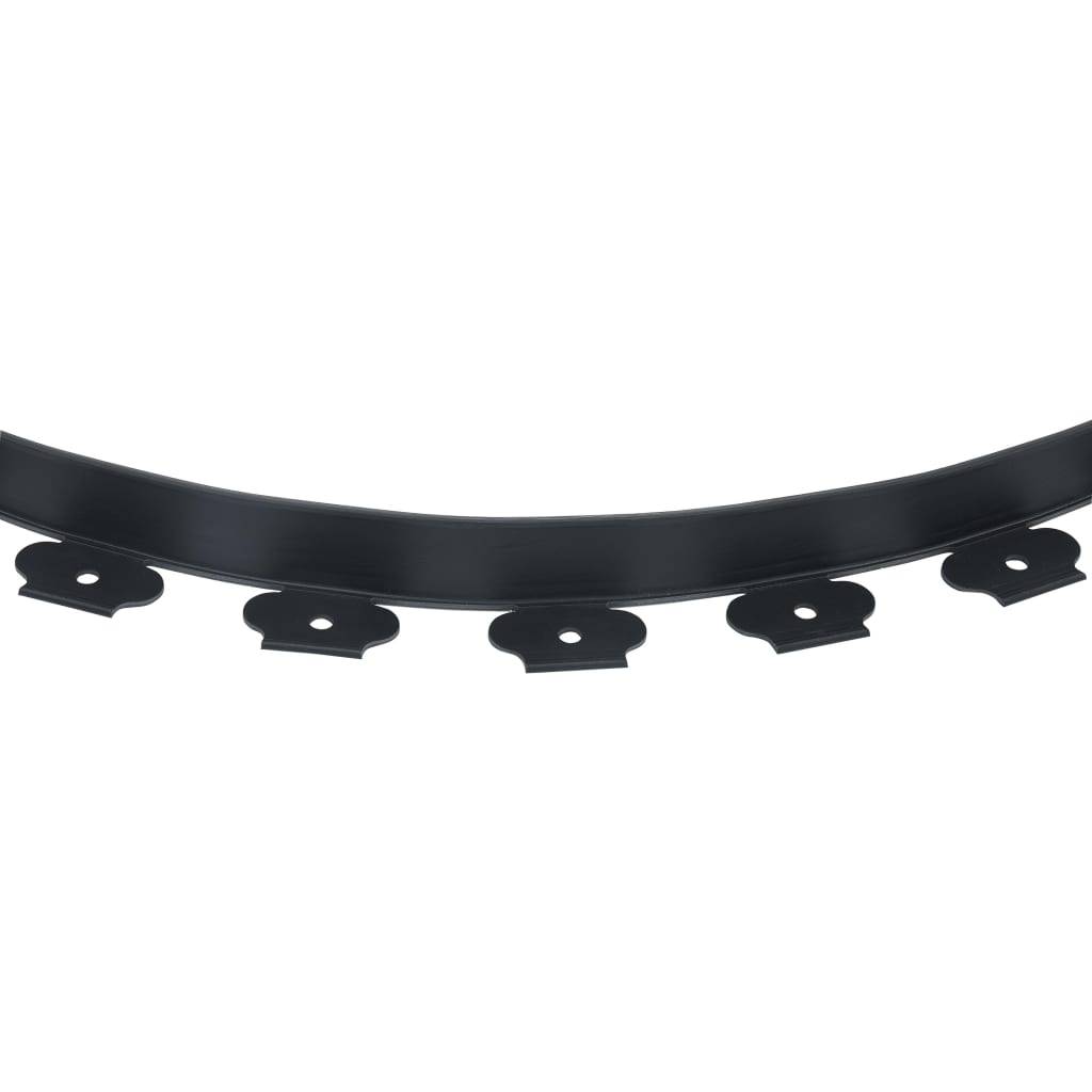 vidaXL Flexible Rasenkante mit 30 Nägeln 10 m 5 cm