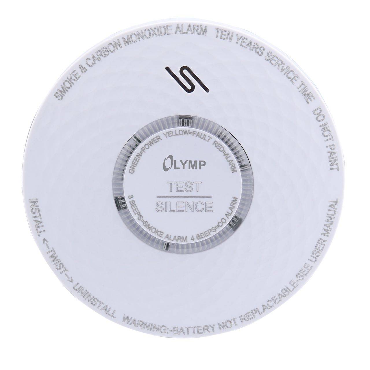 OLYMPIA Rauchmelder und Kohlenmonoxid Kombiwarnmelder 10 Jahre