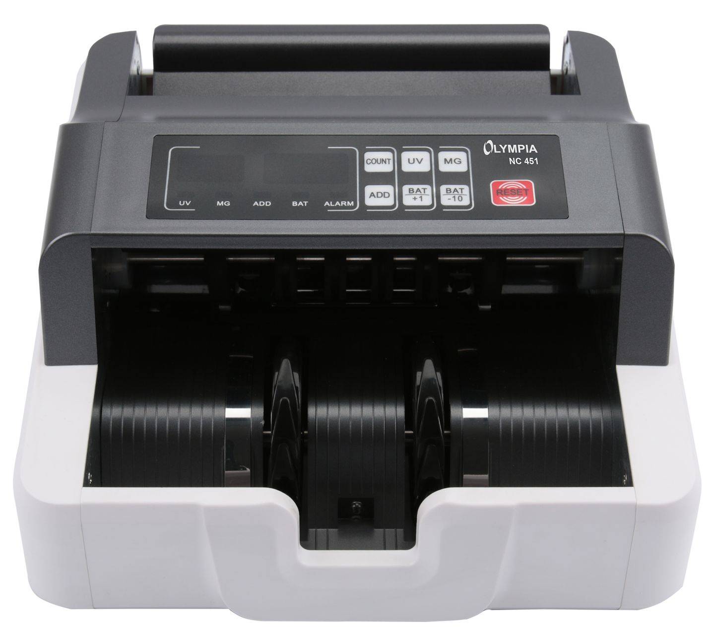 Olympia Geldzähler NC 451 für sortiertes Zählen Prüfung der Geldscheine auf UV- und MG