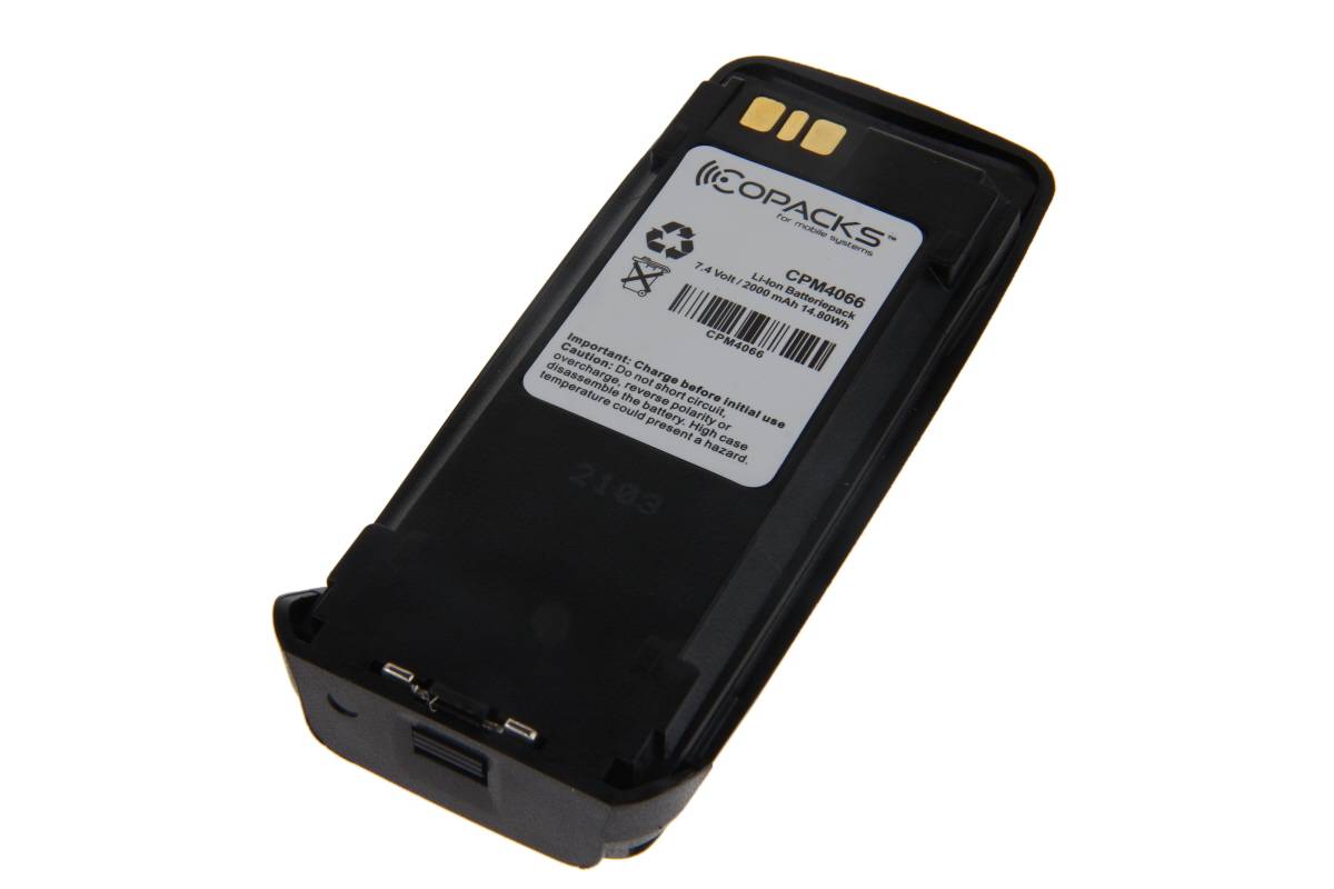CoPacks Li-Ion Akku für Motorola DP3400 DP3401 DP3600 DP3601