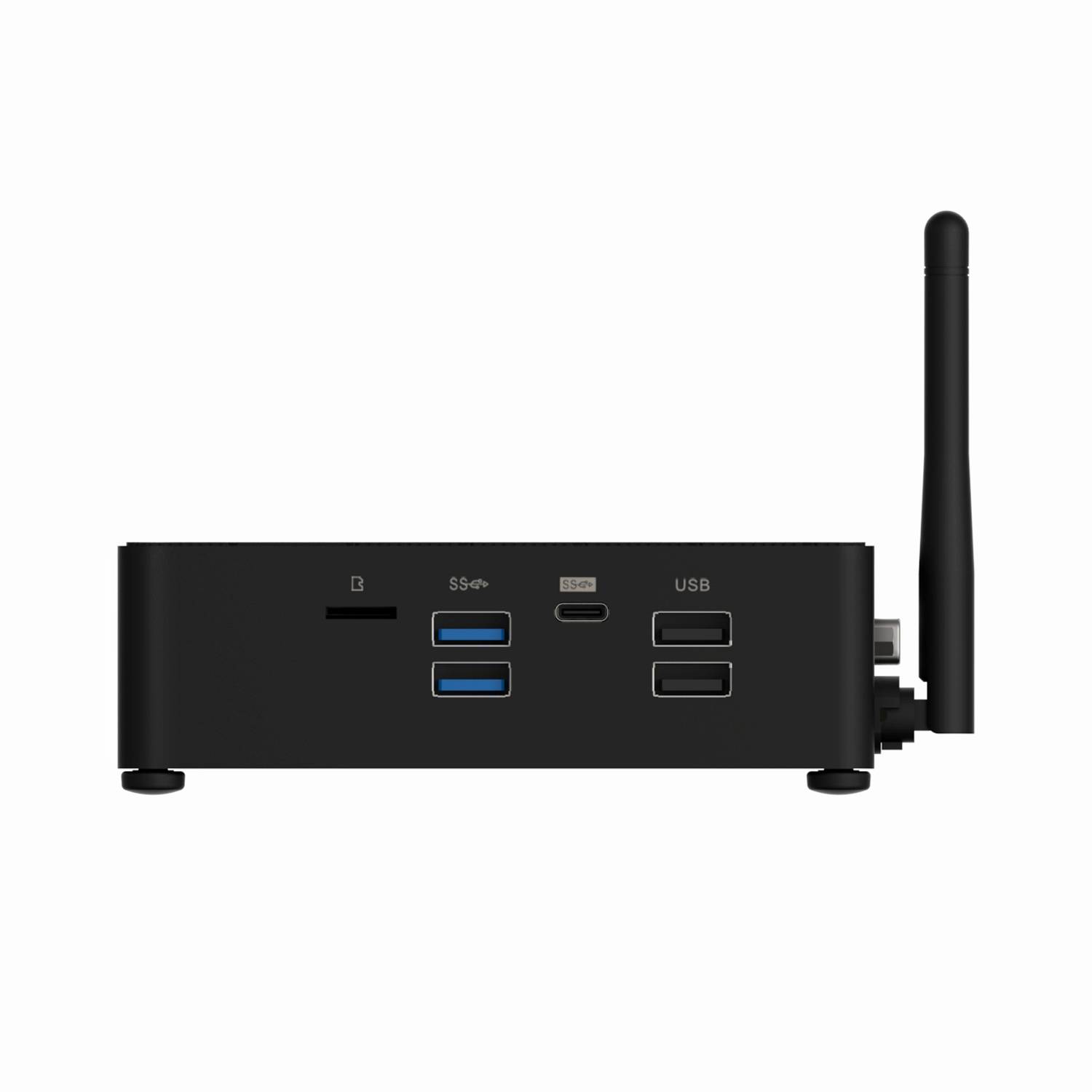 Orbsmart AW-15 Mini-PC Windows 11 Pro 4K Desktop PC/Computer/Rechner lüfterlos (Intel N100, 16GB RAM, WIFI 6)