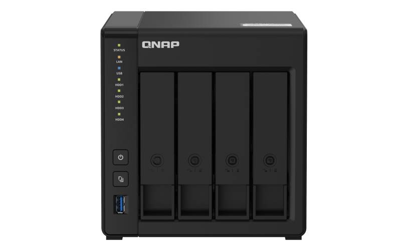 QNAP TS-451D2 - NAS-Server - 4 Schächte - 24 TB