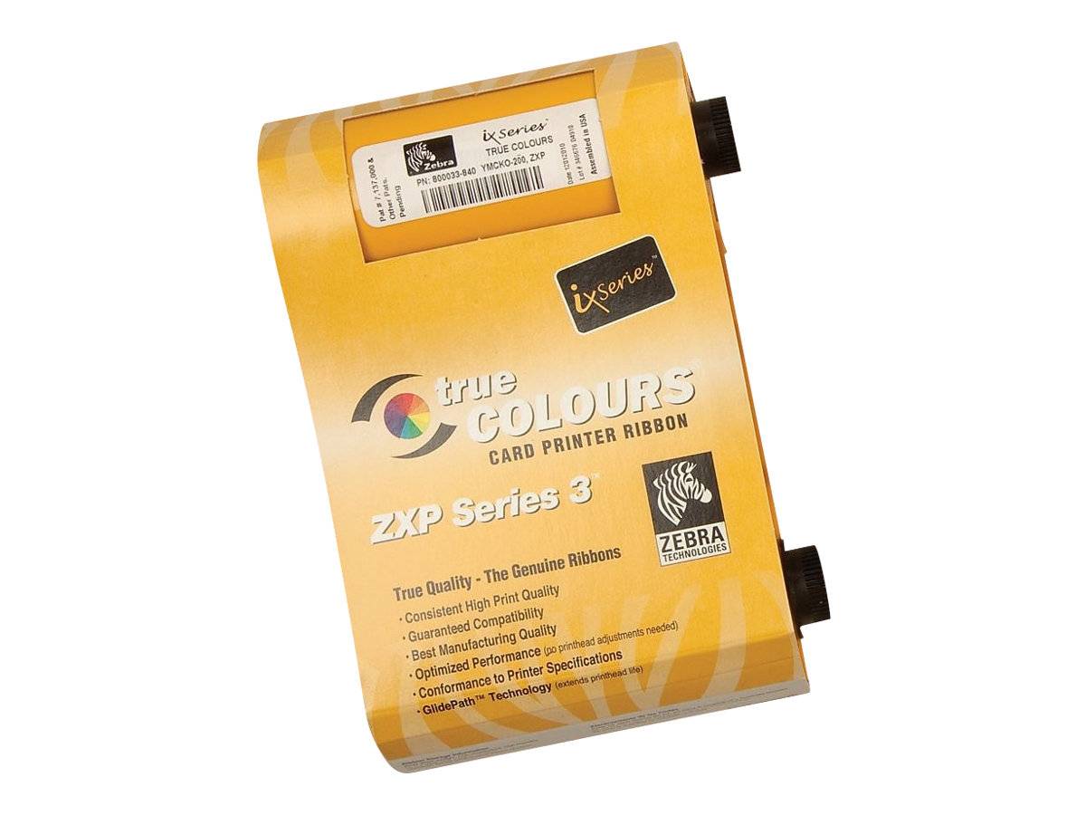 Yellow Zebra ixSeries True Colours Kartendrucker-Farbband-Patrone mit der Bezeichnung 