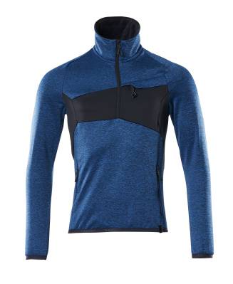 Microfleecejacke Fleecepullover mit kurzem Reißverschluss 5XL