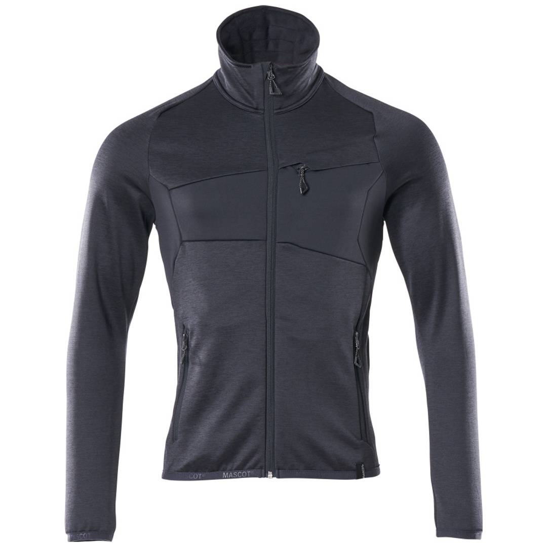 Mascot MASCOT® ACCELERATE Fleecepullover 18103 mit Reißverschluss Herren Gr. 2XL schwarzblau