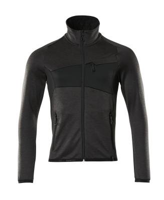 Microfleecejacke Fleecepullover mit Reißverschluss 2XL