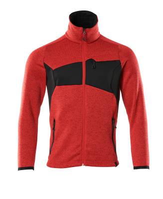 Mascot ACCELERATE Strickpullover mit Reißverschluss Gr. 2XL verkehrsrot/schwarz