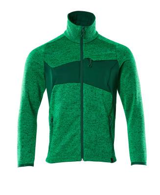 Strickjacke Strickpullover mit Reißverschluss 2XL