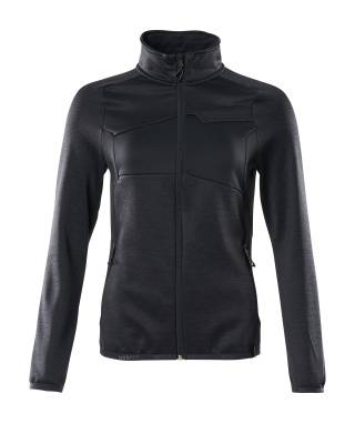 Microfleecejacke Fleecepullover mit Reißverschluss, Damen 2XL